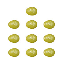 Crystal Mini Egg Stones – Natural Agate Decorative Eggs, Polished Gemstone Easter Eggs, 10PC Home Decor & Healing Collection