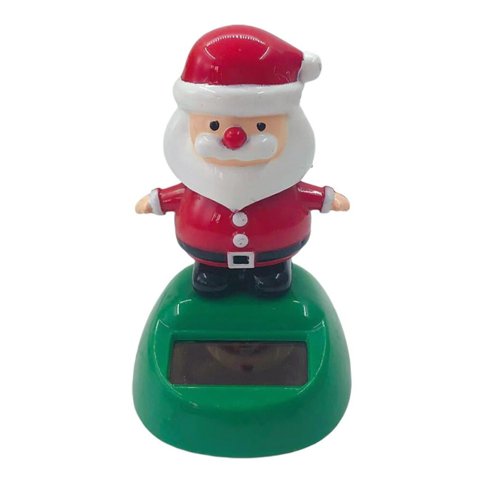Pekkaxy Solar Powered Dancing Santa Car Dashboard Decoration, Christmas Auto Ornament 9327961675995