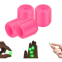 Waterproof luminous tire valve caps for cars and bikes