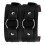 Leder Ärmelhalter Damen Elastisch Schwarzes Armband Punk Design 3