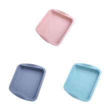 Silicone Square Cake Pan 10.4"x9.6" – Non-Stick, Heat Resistant, Oven/Microwave/Freezer/Dishwasher Safe