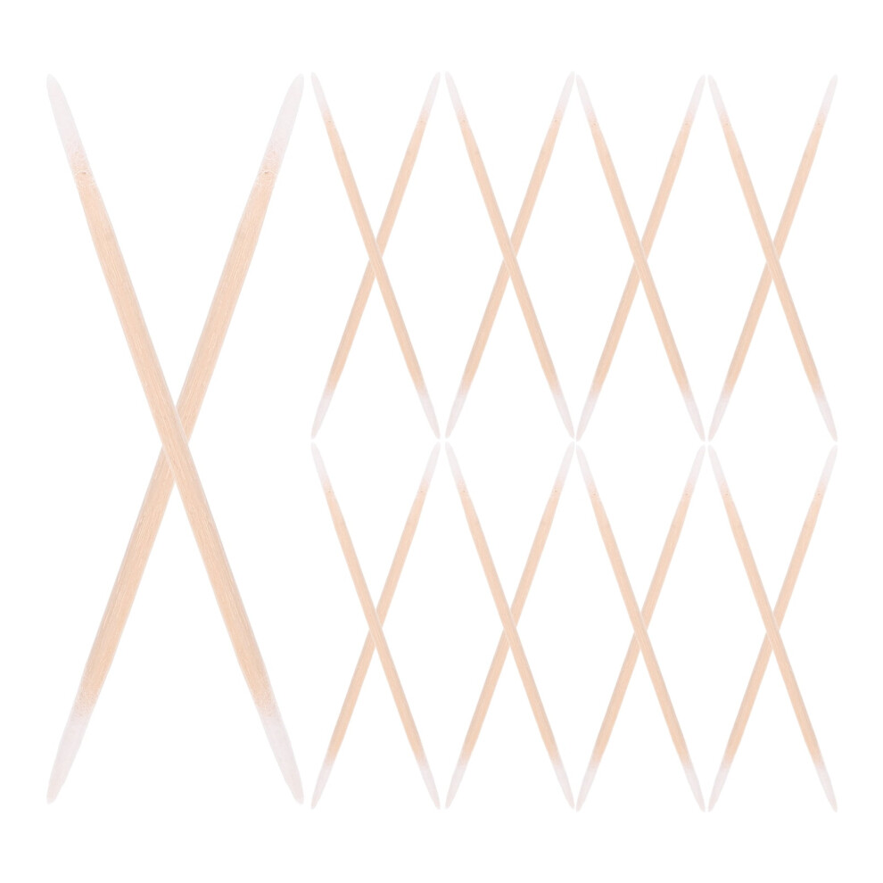 2-Pack Cotton Swabs with Dual-Ended Pointed Tips for Precise Makeup Application and Gentle Skincare Use