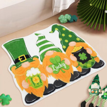 St. Patrick's Day Blanket – Soft Plush Throw with Shamrock Print, Festive Green Decor, 1 Piece, Compatible with Home & Car