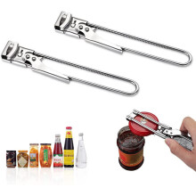 Jar Opener for Weak Hands, Adjustable Multifunctional Stainless Steel Can Opener Jar Lid Gripper, Manual,Kitchen Accessories (Number of Items: 2)