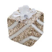Christmas Tree Gift Box Ornament Adornment Christmas Tree Hanging Decoration White Bow