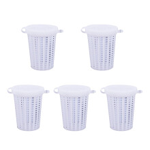 5Pcs Fish Lure Fishing Baits Cage Conjoined Basket Feeder Holder Split Tackle Swim Feeder Basket Fishing Lures Cage