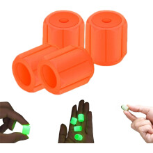 Waterproof Luminous Car Tire Valve Caps, Compatible with Universal Bicycles & Cars, Easy Install, Safe Night Driving