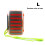 Fishing tackle box for lures and hooks storage 1