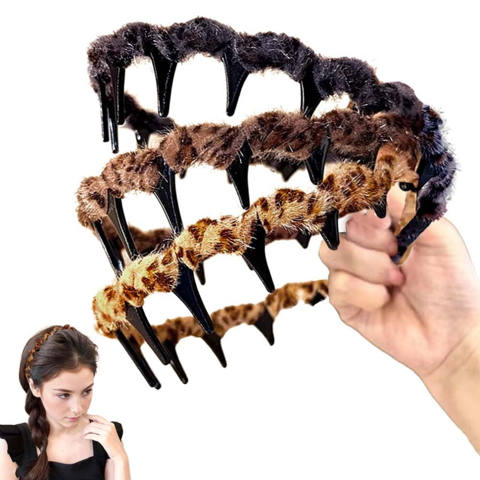 Retro Skull Pearl Headband Reversible 3 PCS