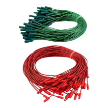 200 Pieces Christmas Ornament Hangers Ornament Strings with Snap Hanging Ropes for Holiday Christmas Tree Home Jewelry Crafts Red and Green