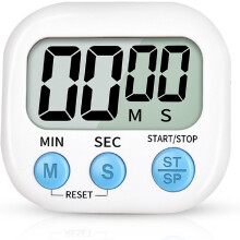 Digital Kitchen Timer with Large Display and Loud Alarm