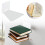 White Floating Bookshelf Metal Wall Shelf 1 Unit 1