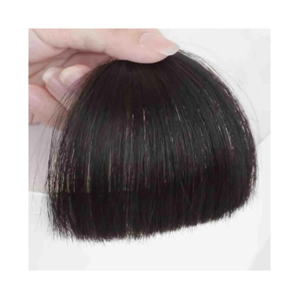 Human Hair Clip-In Bangs Topper for Women