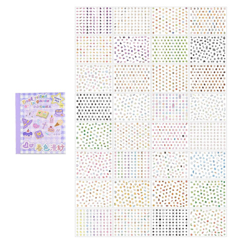 Tiny Decos Sticker Set Includes PET Stickers for Craft Enthusiasts