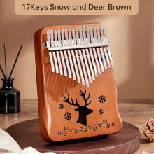 Kalimba Thumb Piano 17-Key Beginner-Friendly Musical