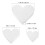 3 Stuks Hartvormige Schuim Cakevorm Polystyreen Feestdecoratie 5