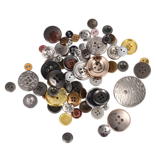 500Pcs Crafts Scrapbooking Button Assorted Color Resin for Cardmaking Projects