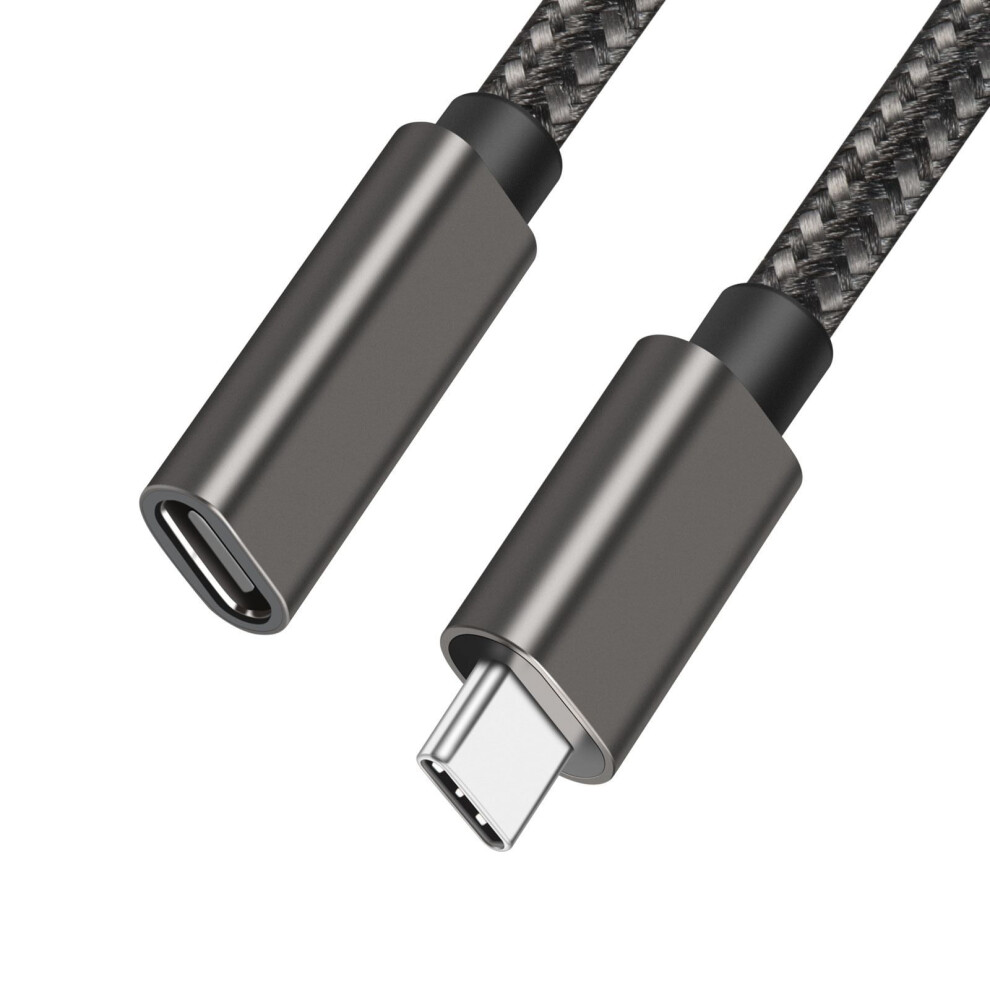 Usb C Male To Female Extension Cable Charging Cable, 60W Quick Power Delivery 5Gbps Transfer Cord 50Cm/100Cm/150Cm/200Cm 9496895186775