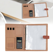 Heavy Duty Calculator Clipboard with Storage, Transparent Insert & Perforated Measuring Room – Compatible with Business Use