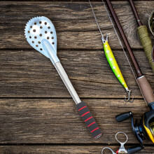 Stainless Steel Ice Fishing Scoop for Daily Use Efficiently Ice Surface Debris Multi 23.5 inches