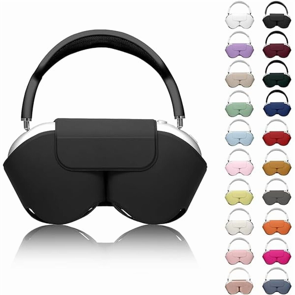 Compatible With Airpods Max Case Â Pu Leather Smart Cover With Sleep Mode, Black 9496895189752