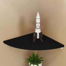 Floating Corner Shelf - Space-saving Wooden Rack, Aesthetic Upgrade, Minimalist Style for Bedroom Bathroom Living Room