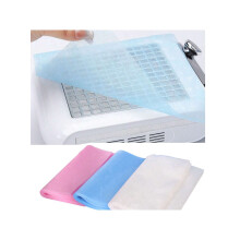 Nail Dust Collector Filter 100 Pcs 19x24cm Sheet, Nail Vacuum Cleaner Filter Paper Dustproof Replacement for Manicure Machine Dust Accessory Blue