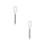 Stainless Steel Handheld Egg Beater 2 Pcs 1