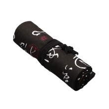 12/24/36/48/72 Holes Pencil Wrap Organiser Canvas Pen Roll Pen Case Pencil Storage Bag for Artists