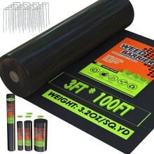 Weed Barrier Landscape Fabric 3.2oz 3x100FT