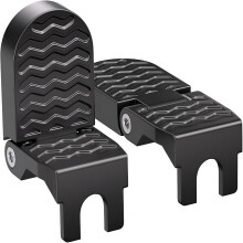 2Pcs Aluminum Rear Bike Pedals, Non-Slip Folding Foot Pegs for E-Bike, Mountain & Folding Bikes – Compatible with XXX