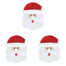 Pochettes porte-couverts de Noël Witspace – Pochettes à couverts Père Noël, Bonhomme de neige, Renne pour cuillères et fourchettes (1/3/6