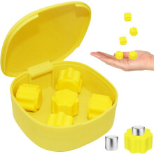 Gonggi Korean Game Gong Gi, Weighted Gongi Stones, Real Gongii Squid Gong-gi Set with Case