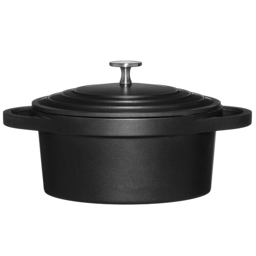 Kasserolle mit Deckel, 2,6 l, Aluminiumguss