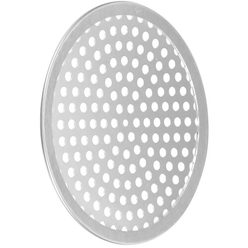 Minkissy Pizzablech mit Löchern, Backform aus Aluminiumlegierung, wärmeableitendes Material, 1 Stück