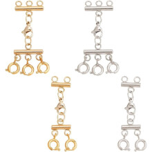 stuks, 2 maten, kettingsluitingen, 304 roestvrij staal, voor het maken en combineren van sieraden