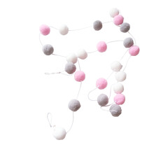 Sunxin Decorative Pendant Edecorative Home Soft Decoration Photo Taking Children'S Room Girl'S Room Decoration Makaron Hair Ball String Pendant