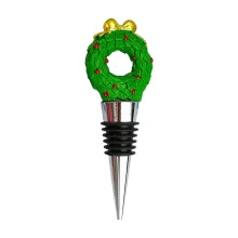 1 tapón de resina con forma de árbol de Navidad para botellas de vino, decoración para fiestas y cenas navideñas, regalo de Navidad, tapón