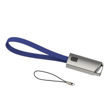Cabo de dados USB para Tipo C de alta velocidade, fio de carregamento, chaveiro decorativo criativo, sincronização de dados de 480 Mbps para