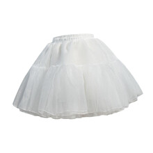 Sciorta Petticoat Cosplay Gúna Tutu Pettiskirt do Pháirtí Bainise Banphrionsa Cailíní 50cm