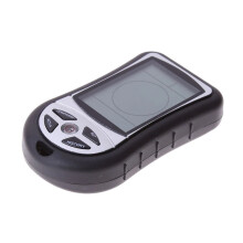 Digital Altimeter, Digital Compass, Hiking Thermometer, Barometer 8 in 1 for Hiking Outside -2300 to 29500FT 1100MBAR, 300mbar to 1100mbar