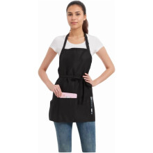 Grembiuli corti regolabili da donna con 3 tasche, grembiule da cucina per barbecue, grembiule da chef unisex