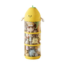 Organisateurs de rangement verticaux en peluche, tubes de rangement transparents en PET haute transparence pour parents
