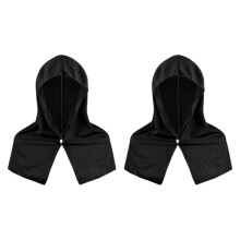 2 Pack Cooling Hooded Towels, Head Bandana, Lightweight, for Outdoor Activities, Black