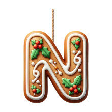 Colorful 2D Christmas Tree Letter Ornaments, Reusable Alphabet Baubles for Holiday Home Decoration – Compatible with Standard Tree Hooks