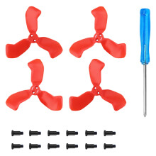 Conjunto de 4 hélices leves e silenciosas para brocas – Hélices de substituição duráveis e flexíveis compatíveis com brocas de 2 peças.