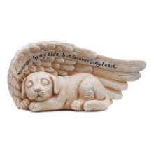 Garden Angel Pet Statue Ornaments Dog Angel Pet Memorial Grave Marker Statue Indoor/outdoor Lawn Decoration Beautiful