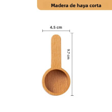 Ensemble de cuillères doseuses en bois pour la cuisine, ustensiles de mesure pour le sucre, les épices et le café, cuillères à thé pour