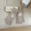 Wool Thermal Gloves Elephant Cartoon Fingerless Mittens 1