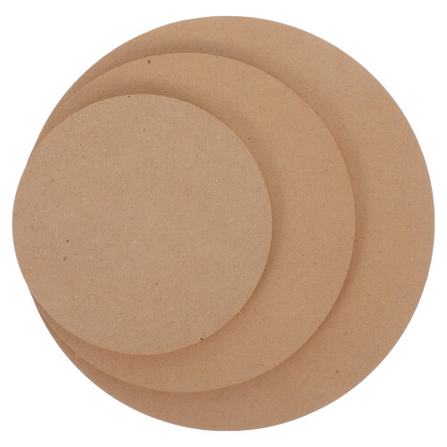 Ceramic Clay Drying Molds Set 3-Piece 5.9x5.9x0.4in Khaki